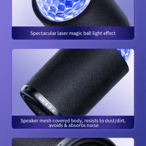 JOYROOM JR-MS01 Maya Series Colorful Ambience Lights Bluetooth speaker