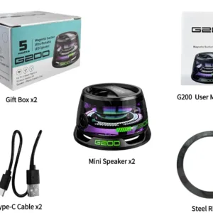 G200 Magnetic RGB Wireless Speaker